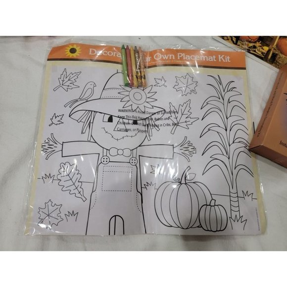 Halloween Party Lot Foam Crafts Stickers Decorations Pumpkin Deocrating Kits and - Picture 3 of 10